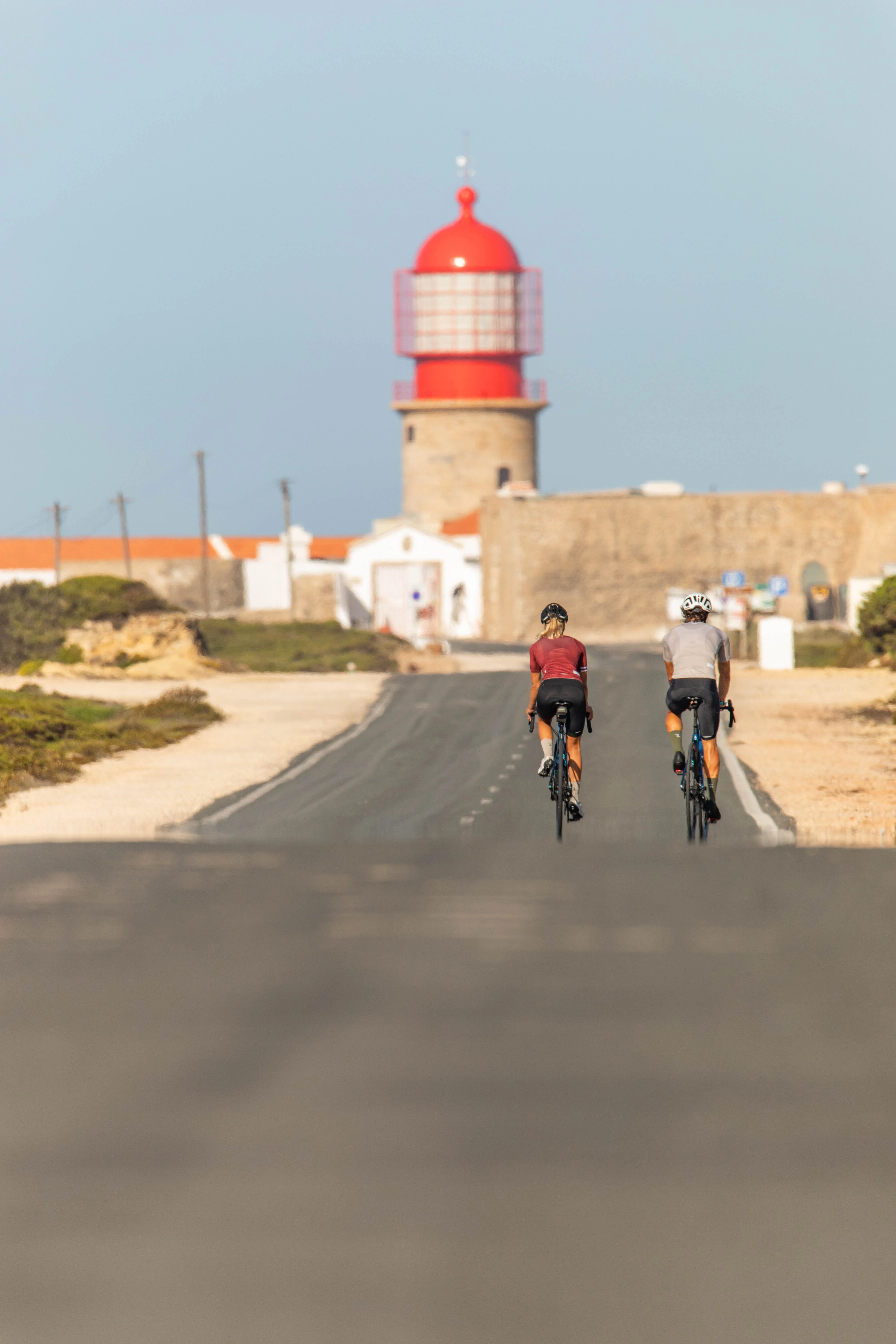 The lighthouse at Cabo de São Vicente on its headland, the southwestern tip of Europe