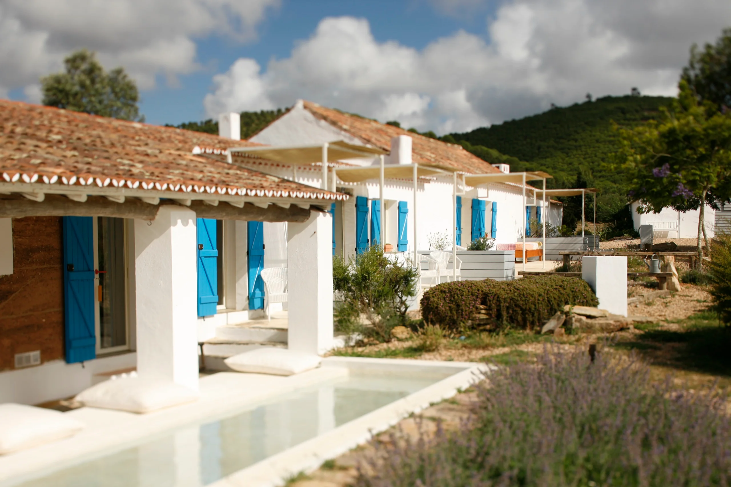 The low country house at Cercal do Alentejo, at the edge of the natural park